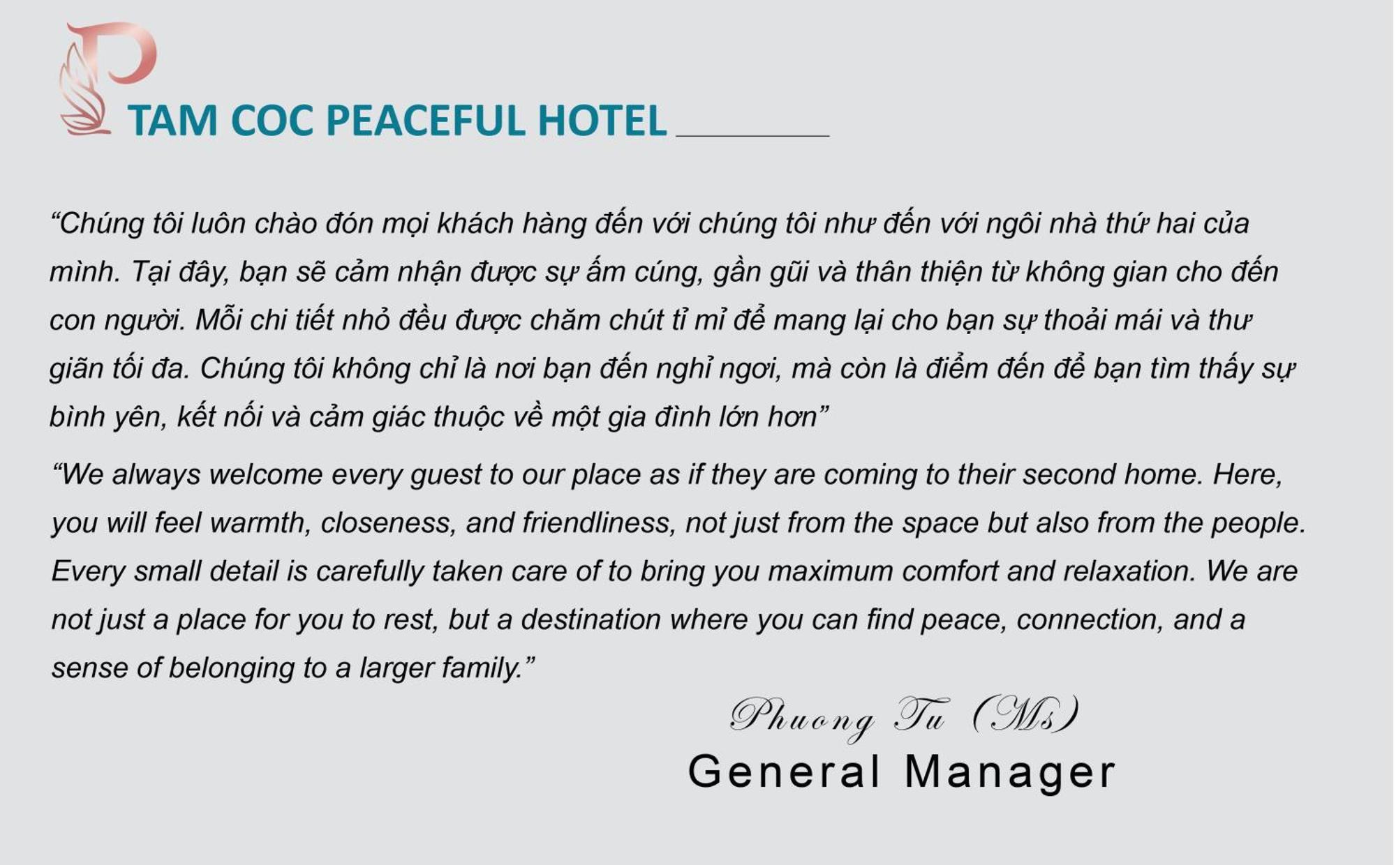 Tam Coc Peaceful Hotel Ninh Bình Kültér fotó