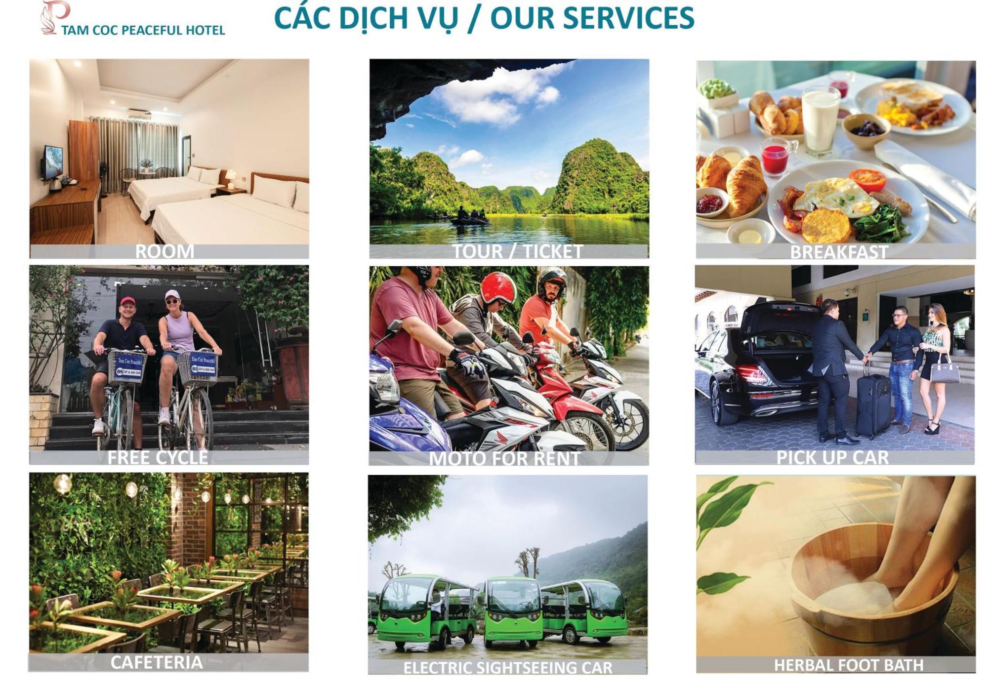 Tam Coc Peaceful Hotel Ninh Bình Kültér fotó
